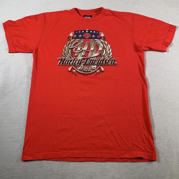 Harley-Davidson Other - Vintage Harley-Davidson Shirt Mens Large Red North Shore Slidell LA USA 2004 Tee